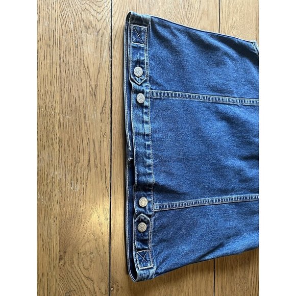 VTG Eddie Bauer Denim Vest Womens Size XS Button Sleeveless Pockets 90s - Picture 7 of 14